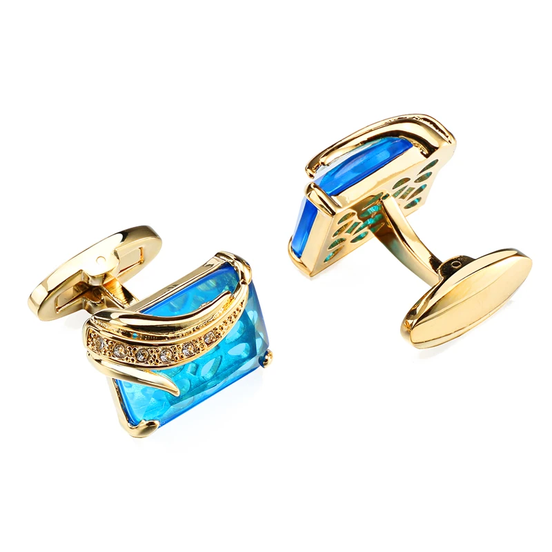 Luxurious Square Crystal Cufflinks for Men Luxurious Square Crystal Cufflinks for Men