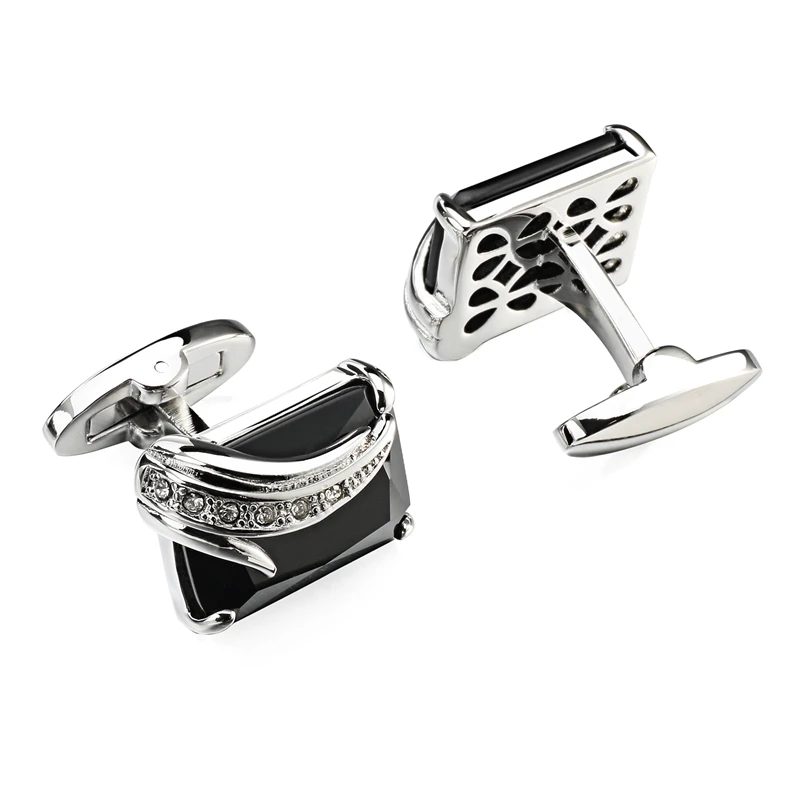 Luxurious Square Crystal Cufflinks for Men Luxurious Square Crystal Cufflinks for Men