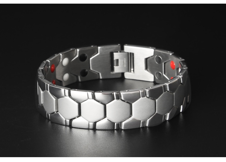 Men's Honeycomb Magnetic Bracelet Men's Honeycomb Magnetic Bracelet