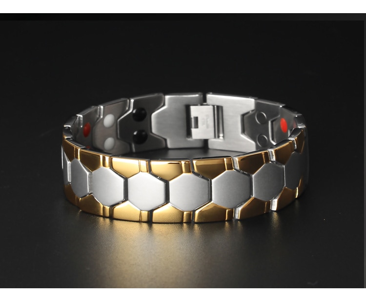 Men's Honeycomb Magnetic Bracelet Men's Honeycomb Magnetic Bracelet