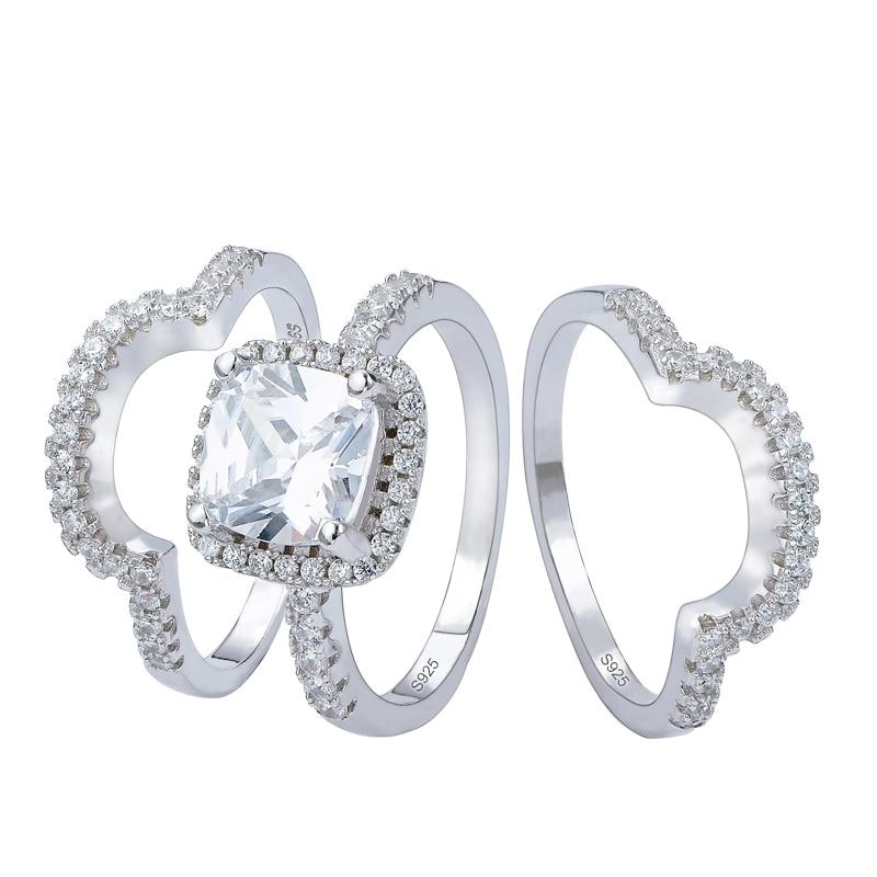 Women's 925 Sterling Silver Multilayer Ring