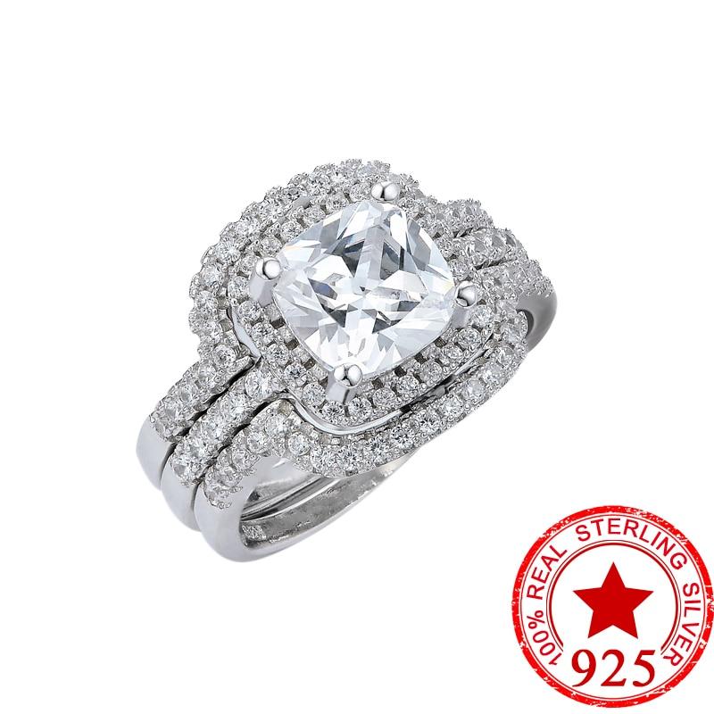 Women's 925 Sterling Silver Multilayer Ring