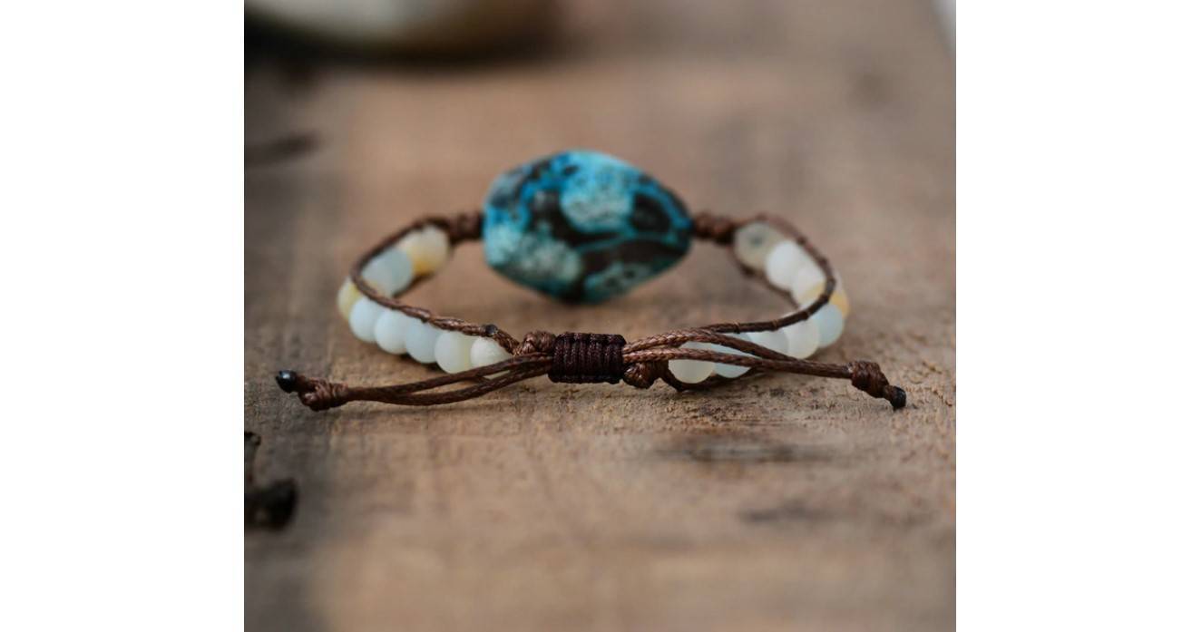 Women's Ocean Natural Stone Bracelet