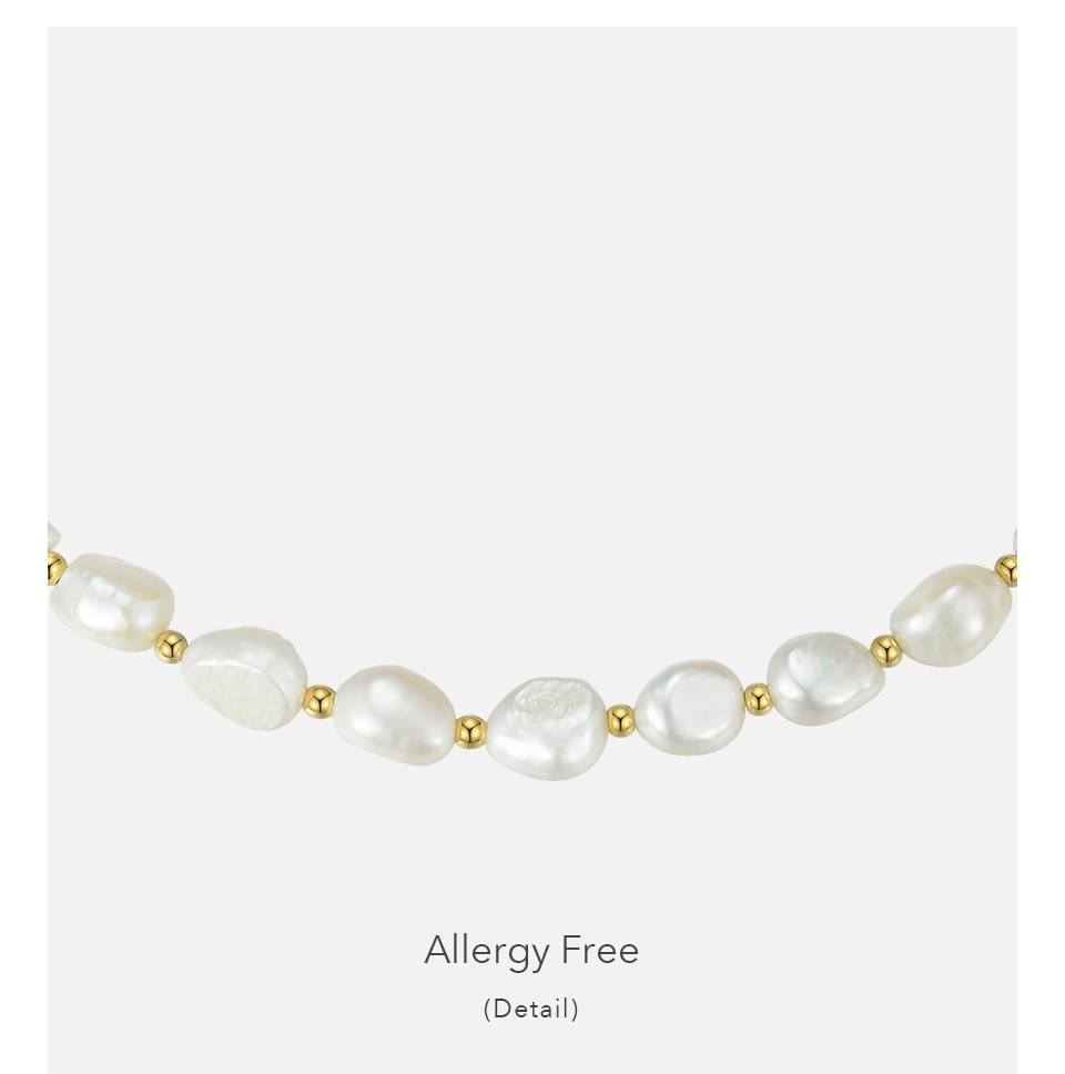 Women's Fashion Natural Pearls Choker