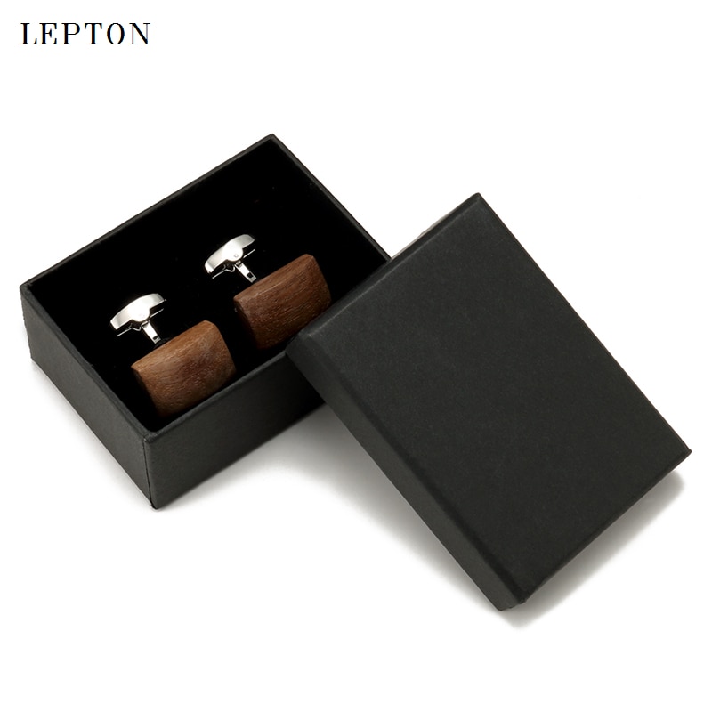 Men's Walnut Wood Cufflinks