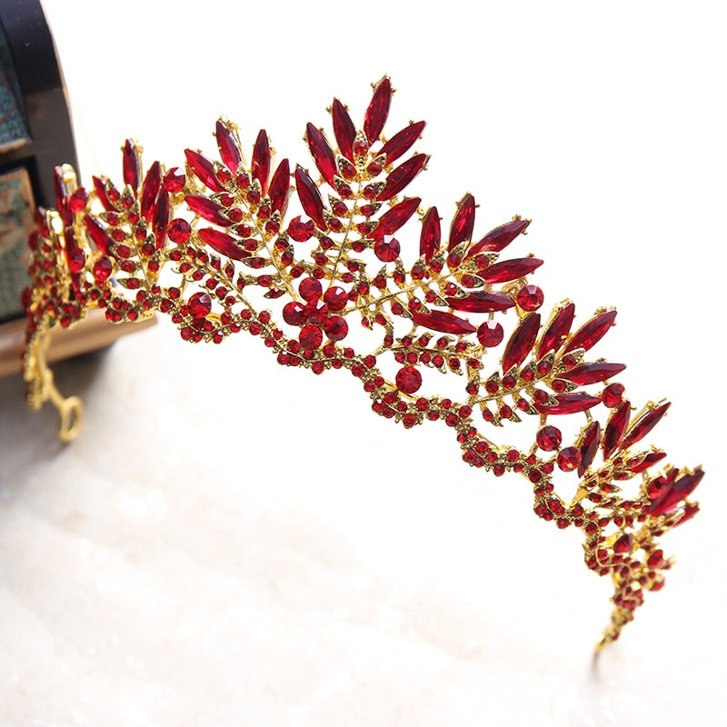 Colorful Zinc Tiara with Stones