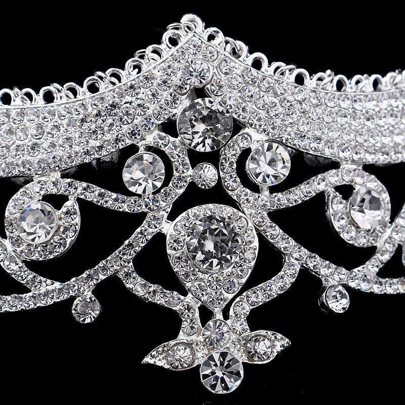 Women's Crystal Tassel Tiara