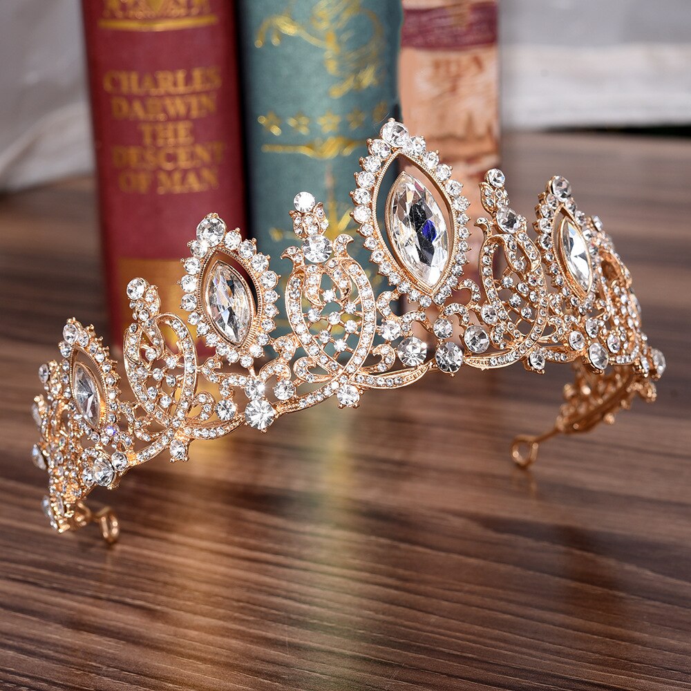 Crystal Zinc Hair Crown