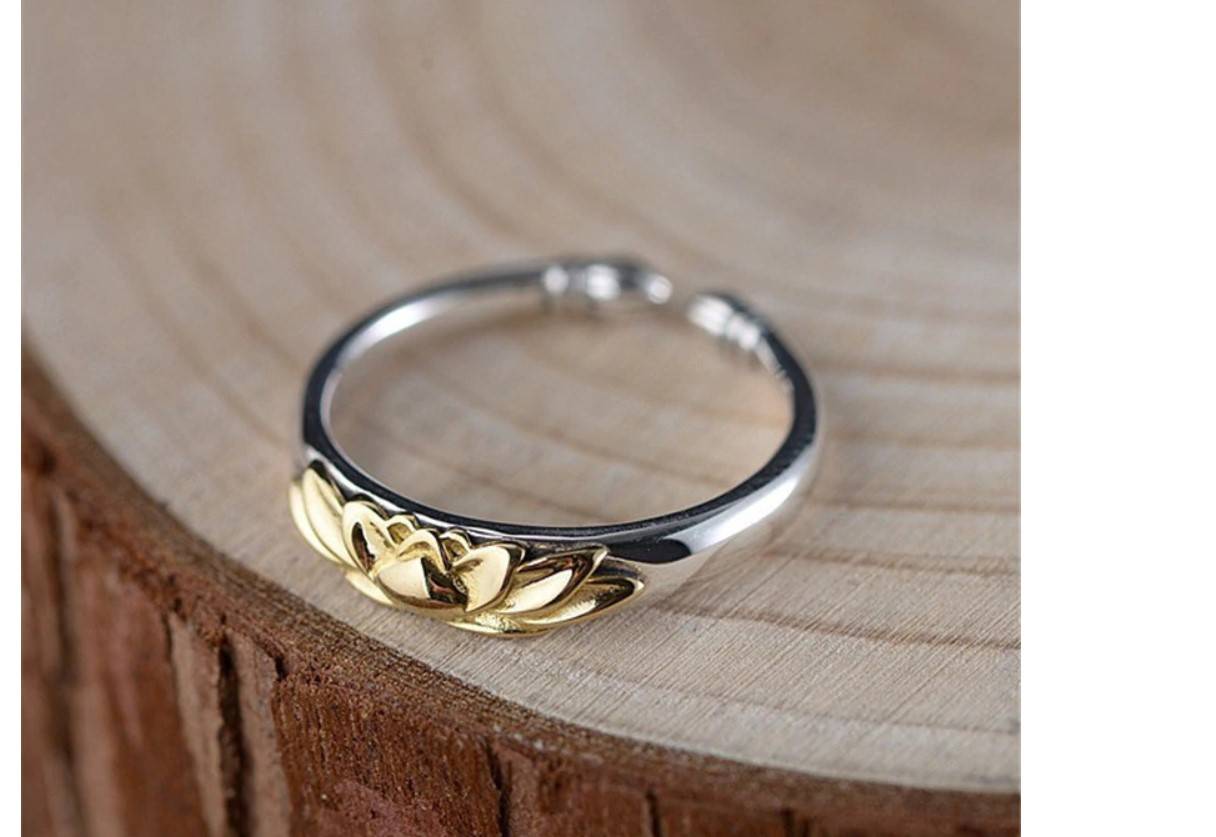 Women's 925 Sterling Silver Lotus Ring