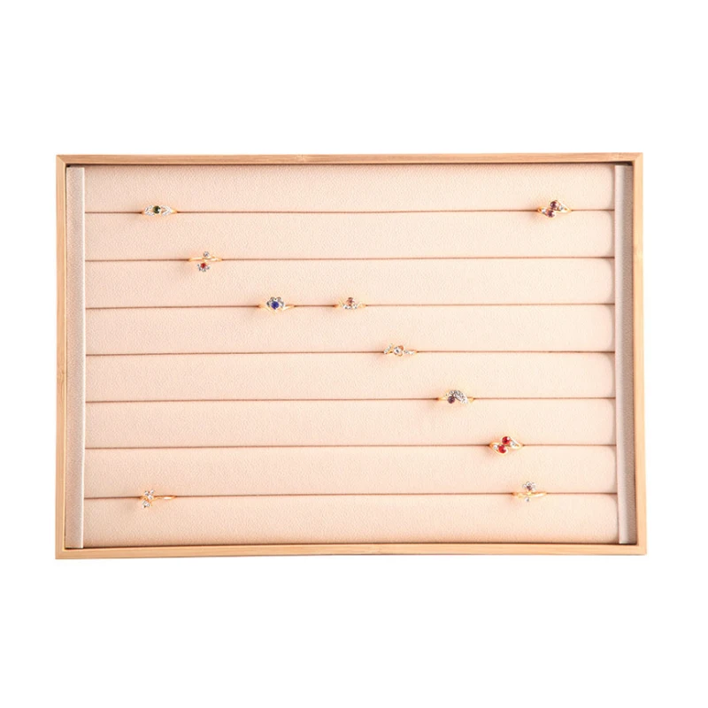 Wooden Rings Organizer Display