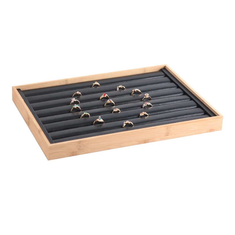 Wooden Rings Organizer Display