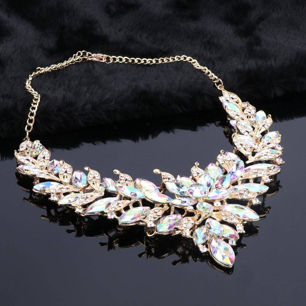 Fashion Wedding Necklace and Earring Set