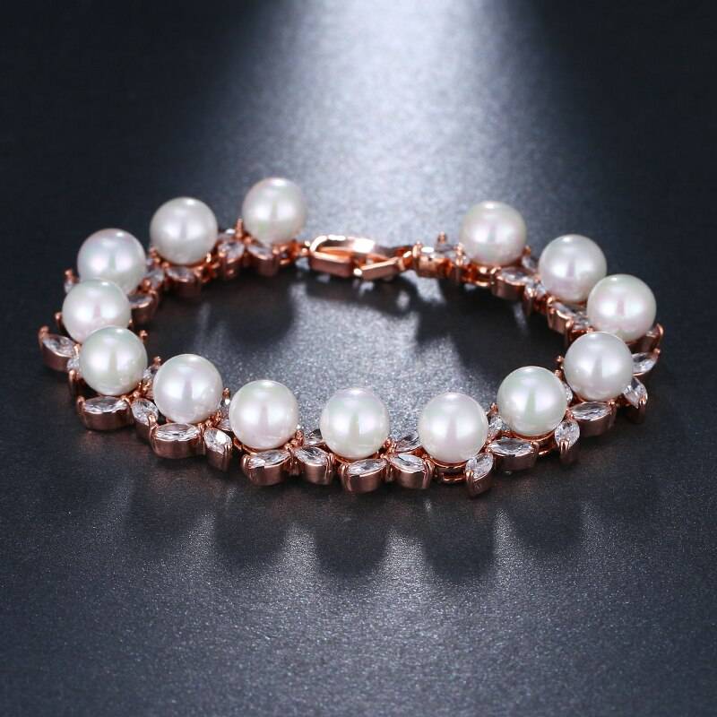 Elegant Vintage Natural Pearls Bracelet for Women