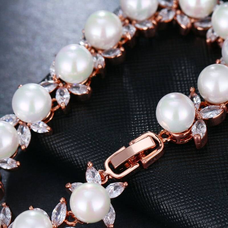 Elegant Vintage Natural Pearls Bracelet for Women