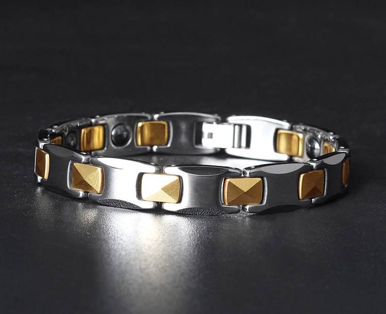 Men's Geometric Magnetic Bracelet