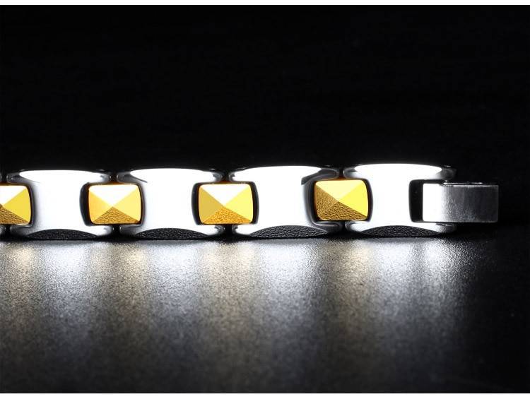 Men's Geometric Magnetic Bracelet