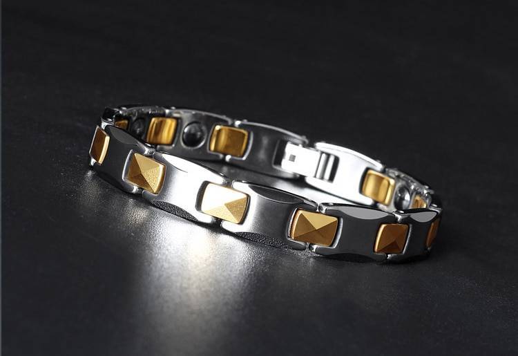 Men's Geometric Magnetic Bracelet