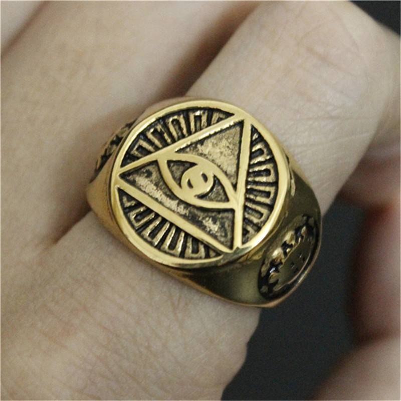 Men's Illuminates Sign Decorated Ring