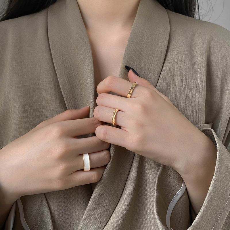Gothic Style Opening Ring, 3 Pcs Gothic Style Opening Ring, 3 Pcs
