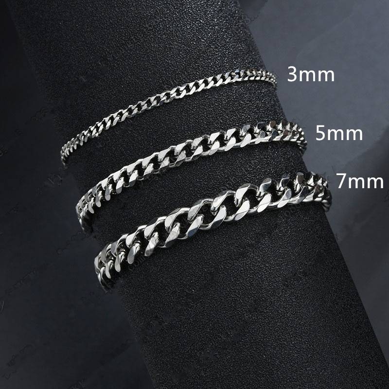 Classic Stainless Steel Chain Bracelet For Men