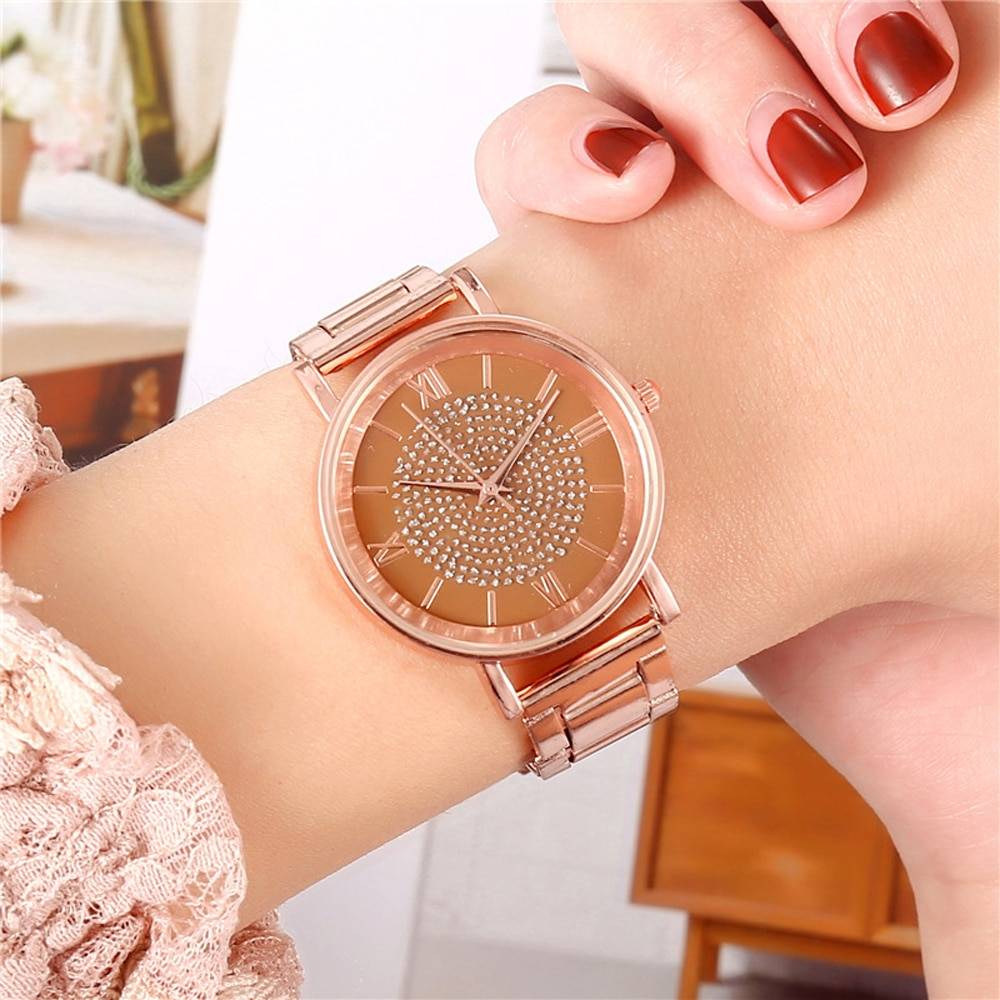 Rose Gold Wrist Watch