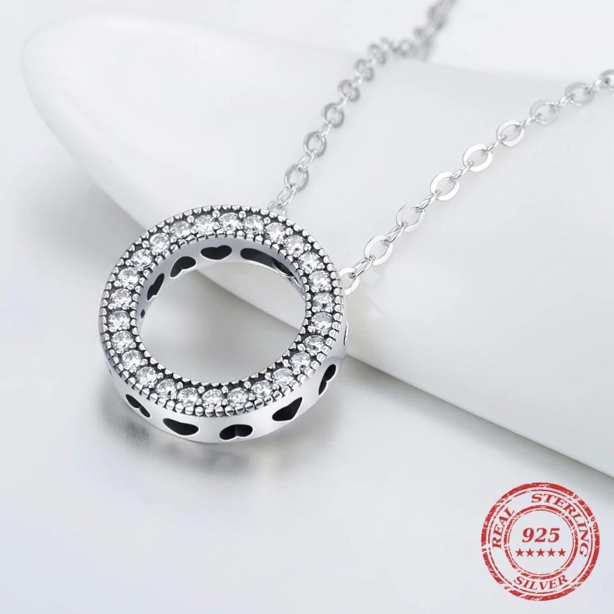 Romantic Real 925 Sterling Silver Necklace Romantic Real 925 Sterling Silver Necklace