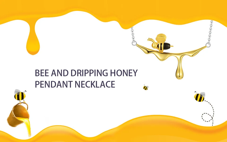Sterling Silver Bee Necklace