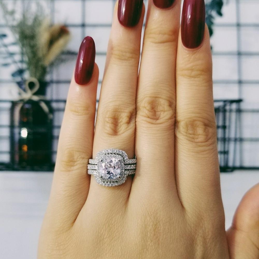 Women's 925 Sterling Silver Multilayer Ring