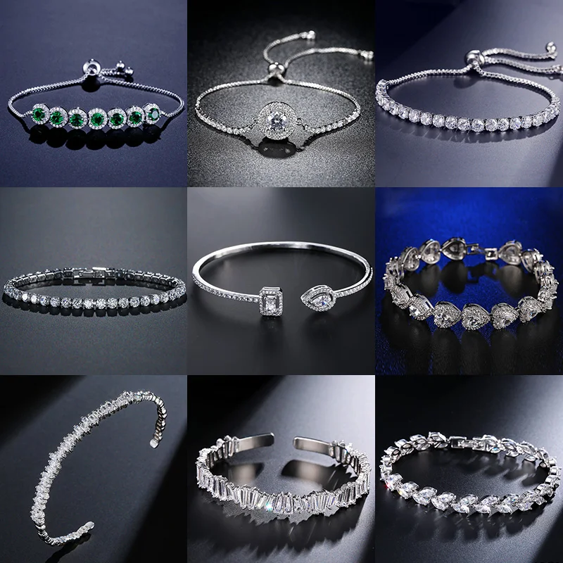 Colorful 925 Sterling Silver Women's Bracelet Colorful 925 Sterling Silver Women's Bracelet