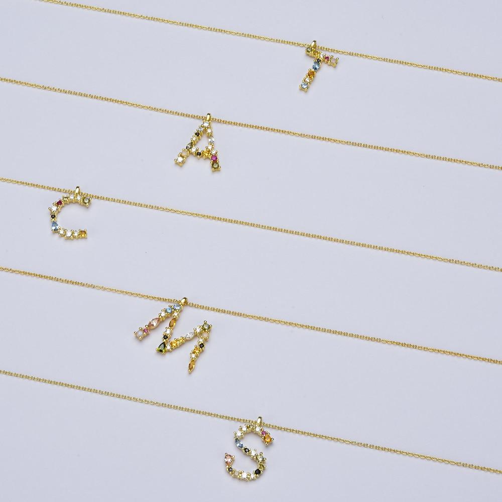 925 Sterling Silver Initial Pendant Necklace 925 Sterling Silver Initial Pendant Necklace