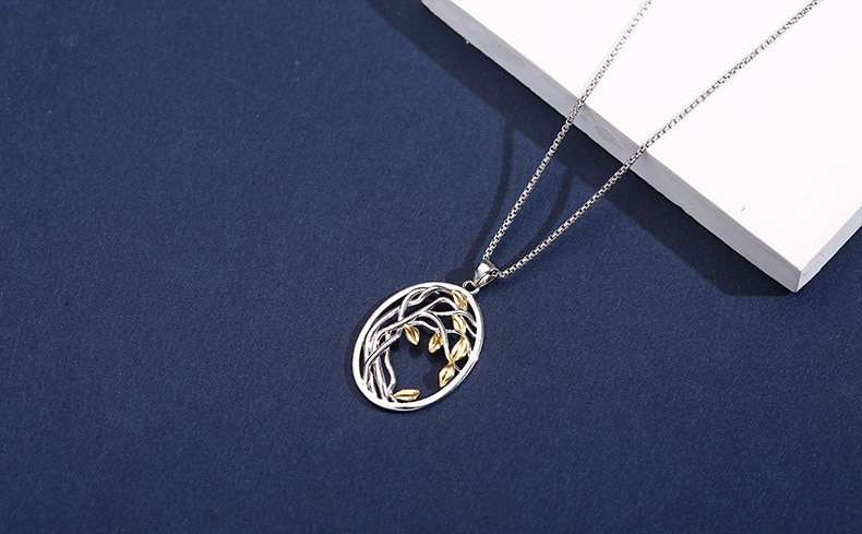 925 Sterling Silver Tree of Life Necklace 925 Sterling Silver Tree of Life Necklace
