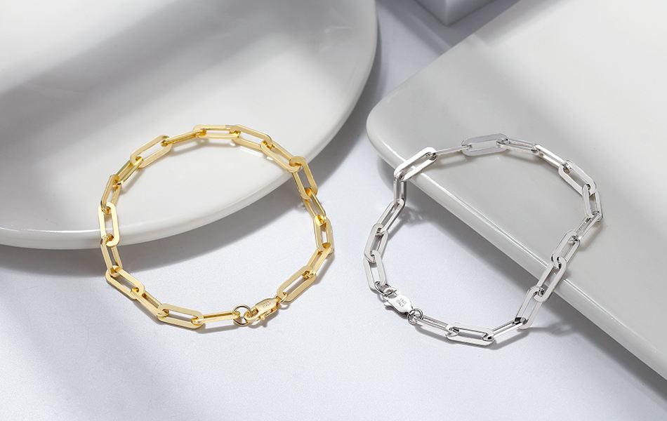 925 Sterling Silver Chain Bracelet 925 Sterling Silver Chain Bracelet