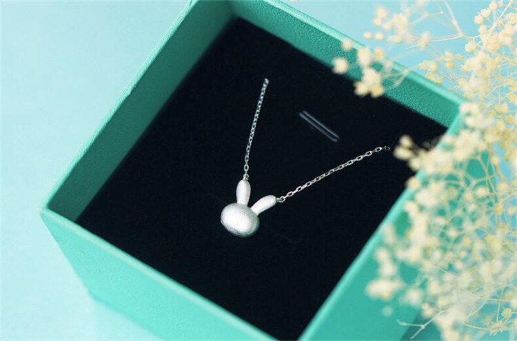925 Sterling Silver Bunny Necklace
