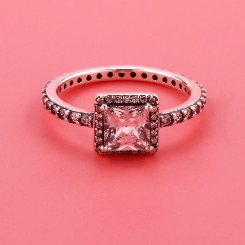 925 Sterling Silver Square Shape Ring 925 Sterling Silver Square Shape Ring