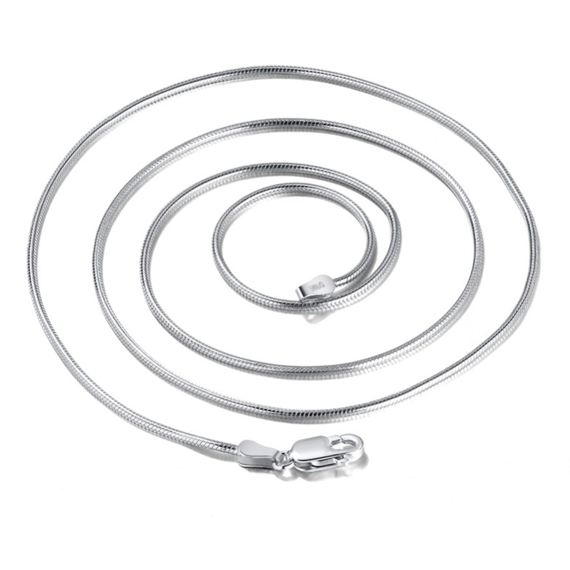 Sterling Silver Snake Rope Women's Chain Sterling Silver Snake Rope Women's Chain