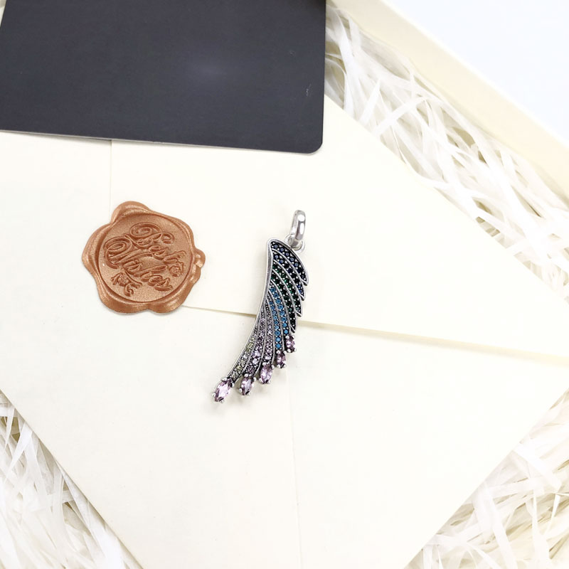 925 Sterling Silver Hummingbird Wings Pendants for Men and Women