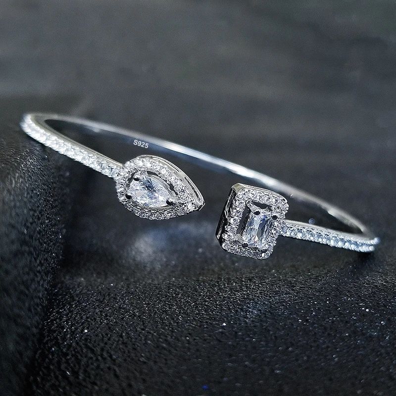 Adjustable 925 Sterling Silver Women's Bracelet Adjustable 925 Sterling Silver Women's Bracelet