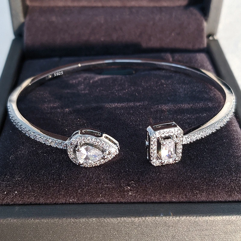 Adjustable 925 Sterling Silver Women's Bracelet Adjustable 925 Sterling Silver Women's Bracelet