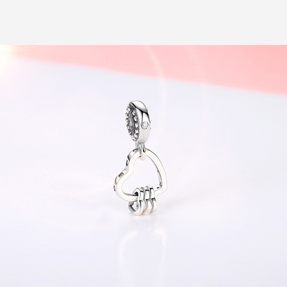 Women's 925 Sterling Silver Heart Charm Women's 925 Sterling Silver Heart Charm