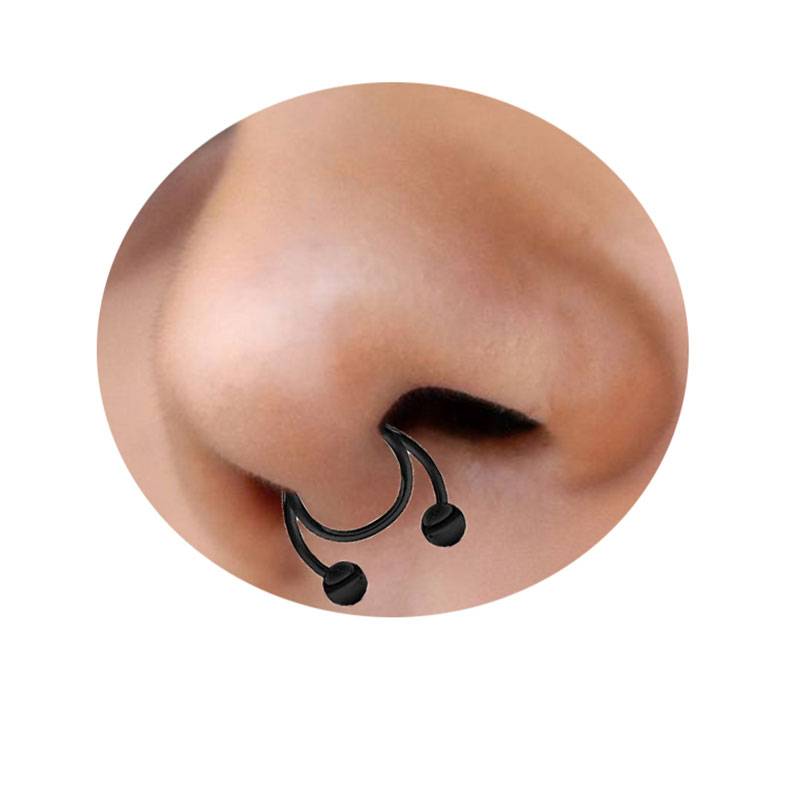 Antler Shape Fake Nose Ring