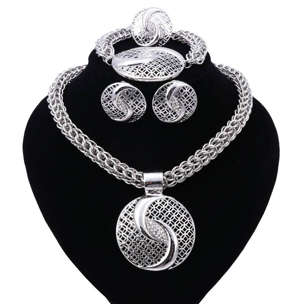 Luxury Gold / Silver Plated Jewelry Set