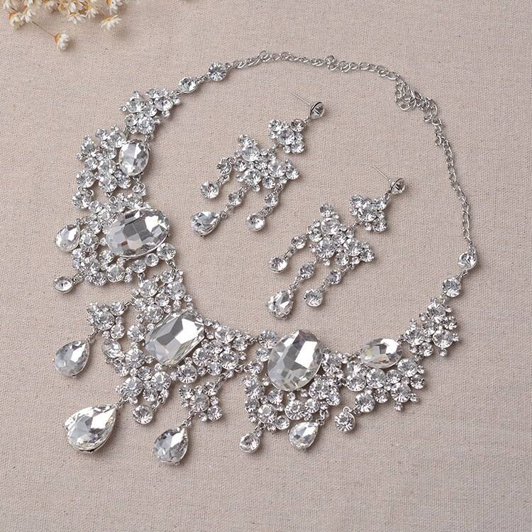 Women's Luxury Water Drop African Crystal Jewelry Set Women's Luxury Water Drop African Crystal Jewelry Set