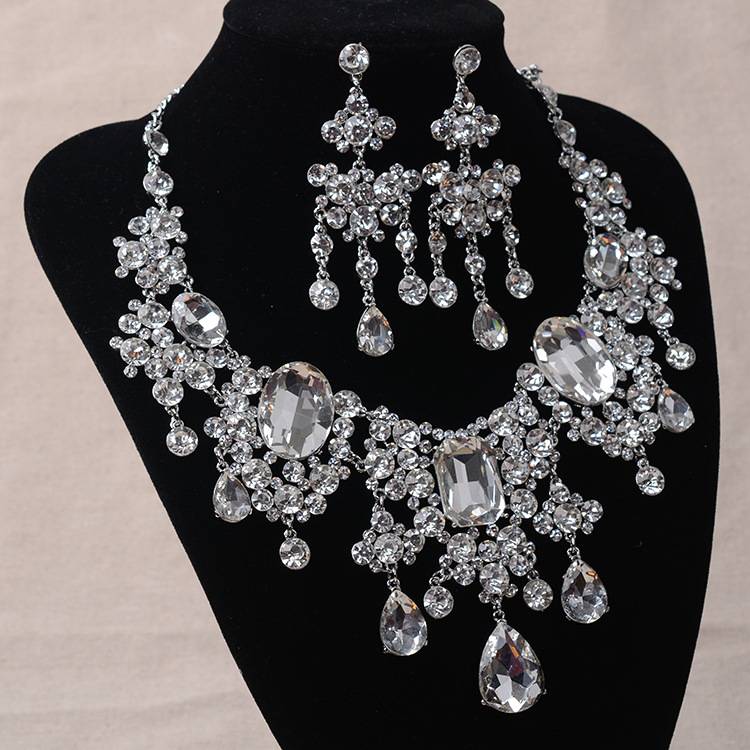 Women's Luxury Water Drop African Crystal Jewelry Set Women's Luxury Water Drop African Crystal Jewelry Set